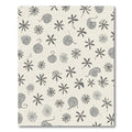 Whimsical Gray Abstract Starburst Elements Rug