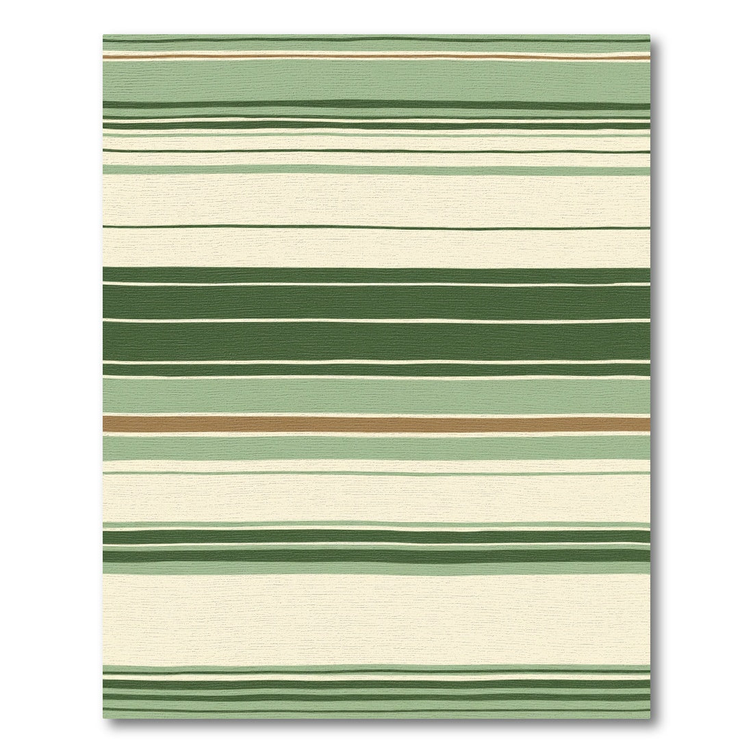 Earthy Tones Wide Horizontal Stripe Rug