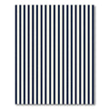 Classic Navy Cream Vertical Stripe Rug