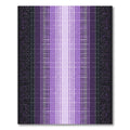 Gradient Purple Plaid Lattice Rug