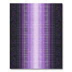 Gradient Purple Plaid Lattice Rug