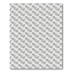Modern Gray Abstract Sheep Pattern Rug