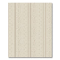 Subtle Cream Striped Floral Vine Rug