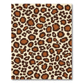 Brown Cream Leopard Spots Rug