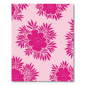 Hot Pink Floral Botanical Medallion Rug