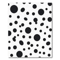 Black and White Polka Dot Scatter Rug