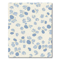 Pale Blue Botanical Scatter Rug