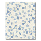 Pale Blue Botanical Scatter Rug