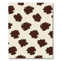 Brown Beige Blotches Contemporary Rug