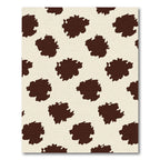 Brown Beige Blotches Contemporary Rug