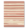 Warm Striped Abstract Lines Rug