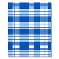 Classic Blue Buffalo Check Grid Rug