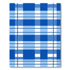 Classic Blue Buffalo Check Grid Rug