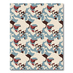 Desert Camo Abstract Organic Shapes Rug