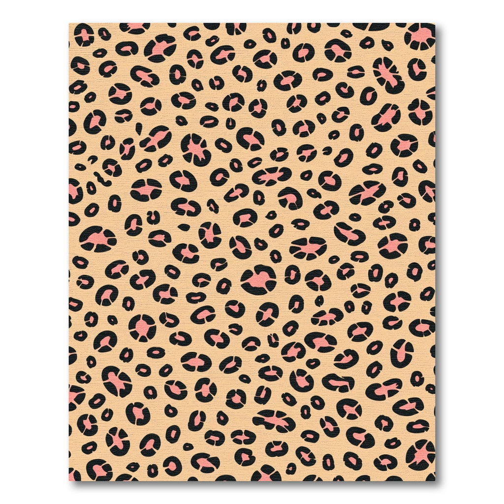 Peachy Pink Leopard Spots Rug