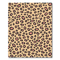 Peachy Pink Leopard Spots Rug