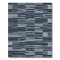 Abstract Gray Tonal Landscape Blocks Rug