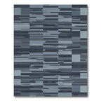 Abstract Gray Tonal Landscape Blocks Rug