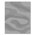 Shaded Gray Fluid Waves Rug