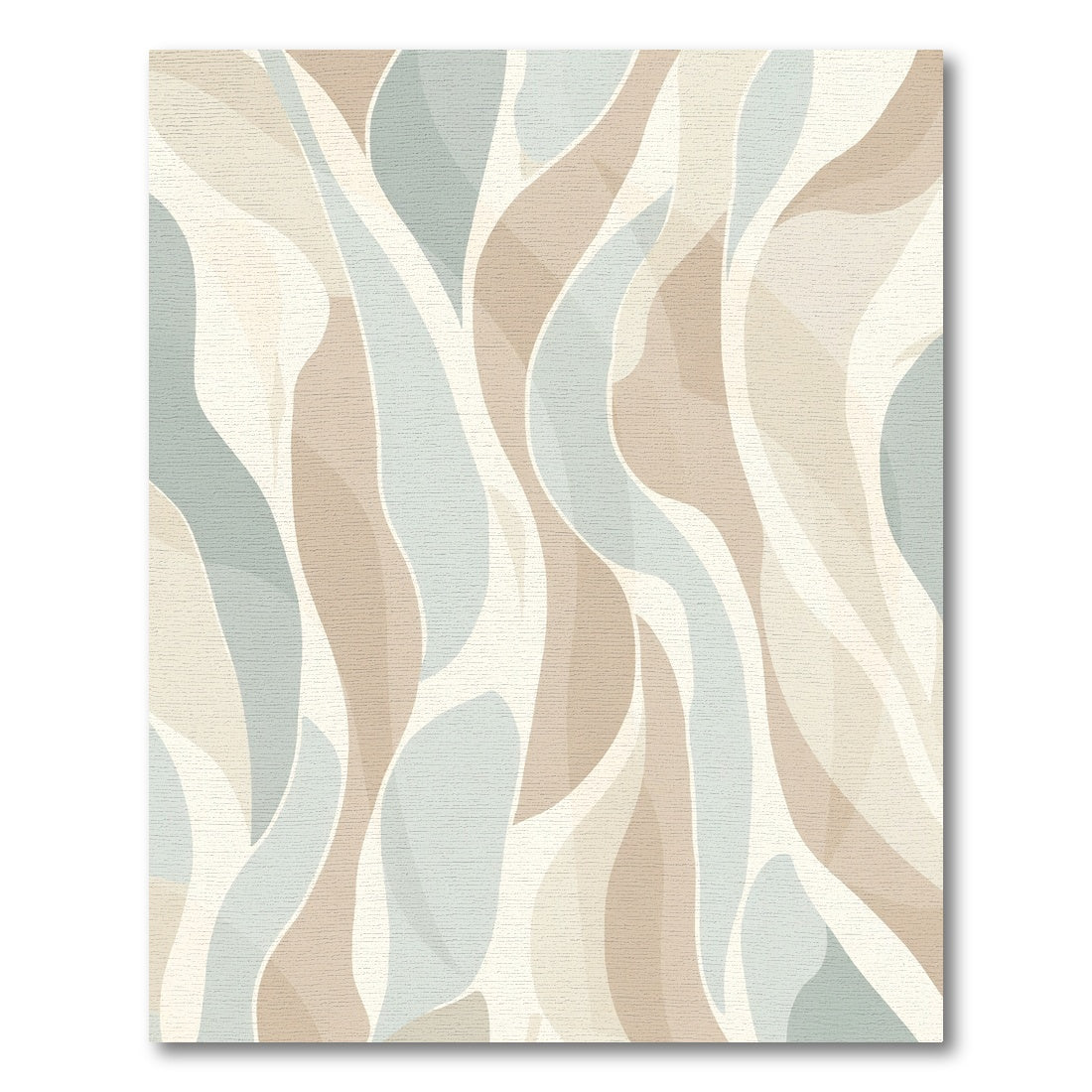 Soft Abstract Flowing Stripes Rug