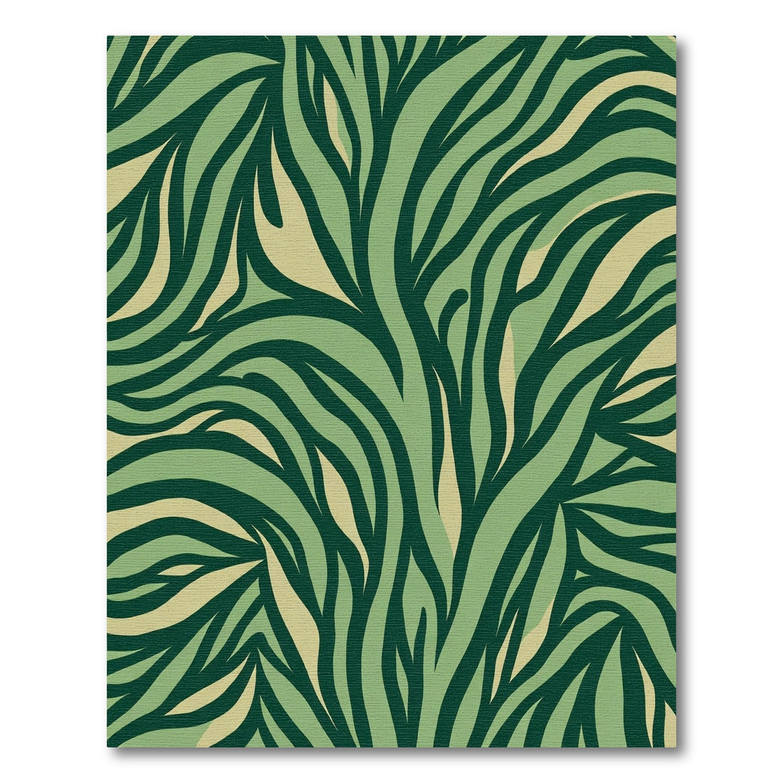 Verdant Jungle Organic Stripe Rug