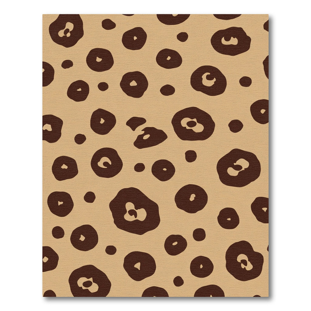 Brown Spotted Cheetah Animal Print Rug