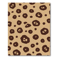 Brown Spotted Cheetah Animal Print Rug