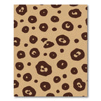 Brown Spotted Cheetah Animal Print Rug