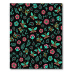 Whimsical Neo-Moth Garden Medley Rug