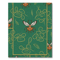 Emerald Green Butterfly Floral Repeat Rug