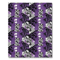 Purple Abstract Graffiti Figure Rug