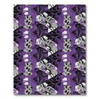 Purple Abstract Graffiti Figure Rug