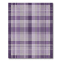 Lavender Hues Plaid Squares Rug