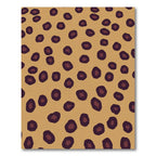 Golden Brown Leopard Spot Rug
