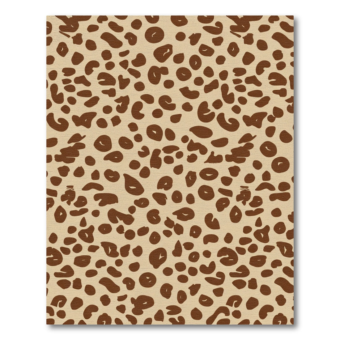 Neutral Brown Spotty Spots Rug