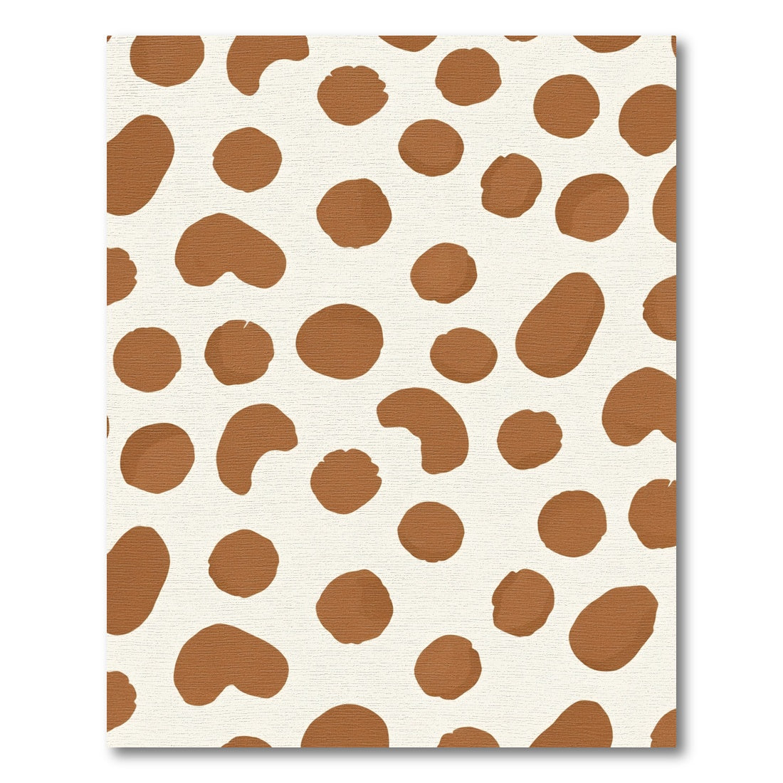 Brown Spotty Organic Texture Rug