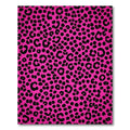Bold Fuchsia Animal Print Rug