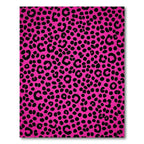 Bold Fuchsia Animal Print Rug