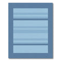 Subtle Blue Gradient Block Rug