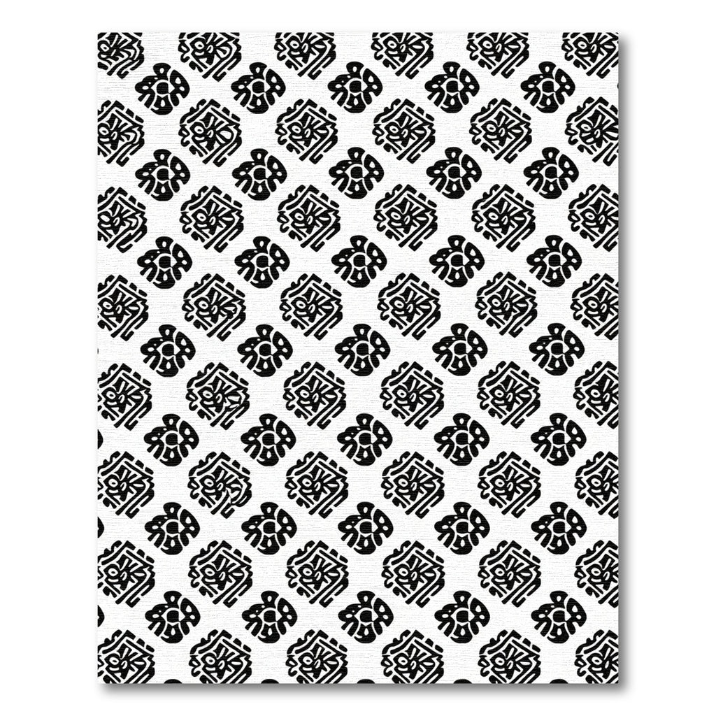 Bold Tribal Diamond and Circle Rug