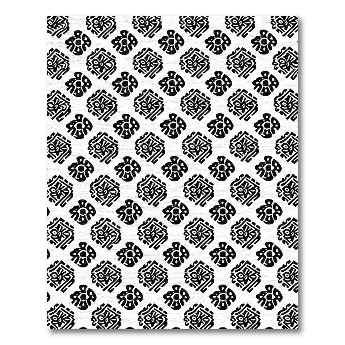 Bold Tribal Diamond and Circle Rug