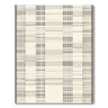 Grey and Cream Geometric Rug