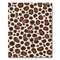 Bold Brown Animal Print Spots Rug