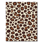 Bold Brown Animal Print Spots Rug
