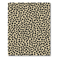 Cream Black Spotted Animal Hide Rug