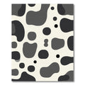 Monochromatic Irregular Spots Abstract Rug