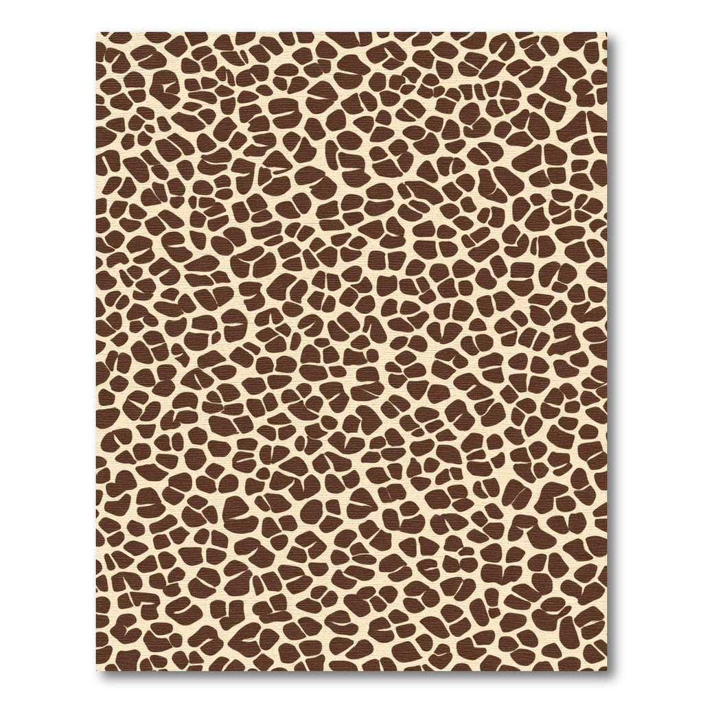 Brown Tan Giraffe Spots Rug