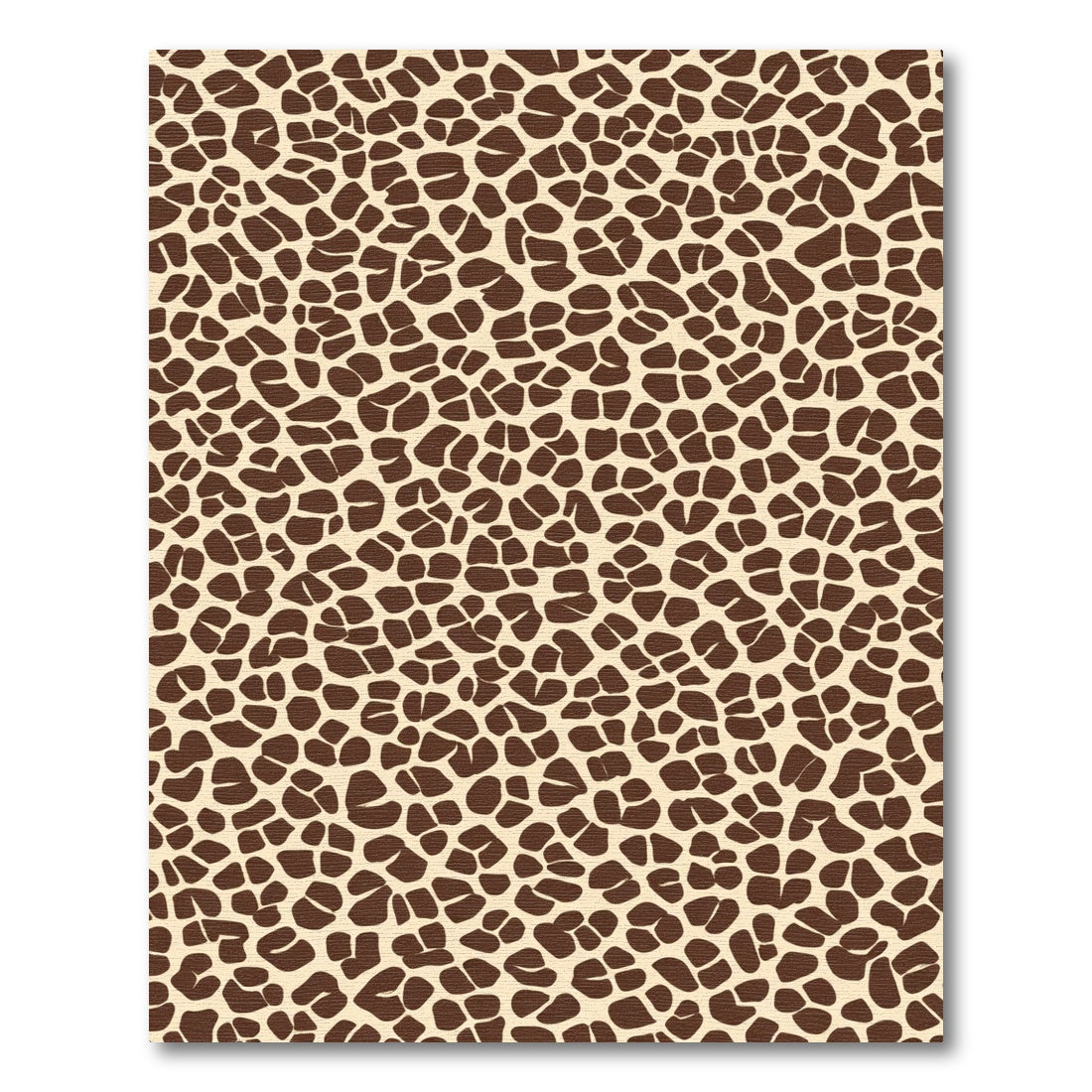Brown Tan Giraffe Spots Rug
