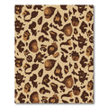 Bold Tan Brown Spots Rug