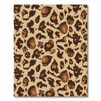 Bold Tan Brown Spots Rug